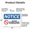 Signmission No Gum No Metal Cleats No Shelled Nuts, 14 in W x Rectangle, Plastic OS-2PACK-NS-P-1014-L-14638 - alternate 7